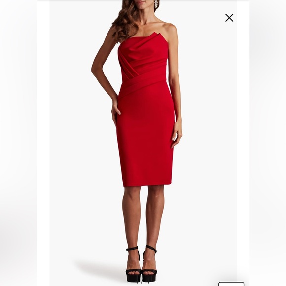 Tadashi Shoji Dresses & Skirts - NEW Tadashi Shoji Elegant Red Strapless Dress
